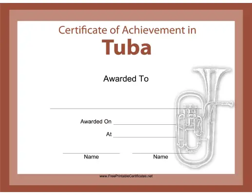 Tuba Instrumental Music