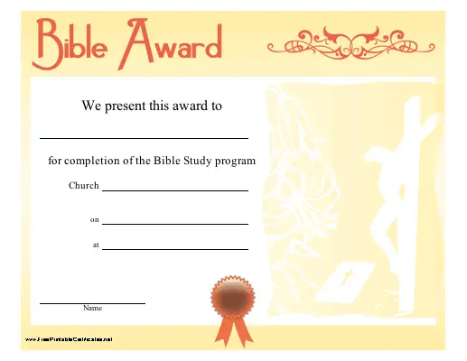 Bible Award