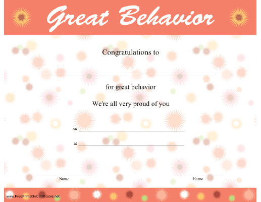 Great Behavior