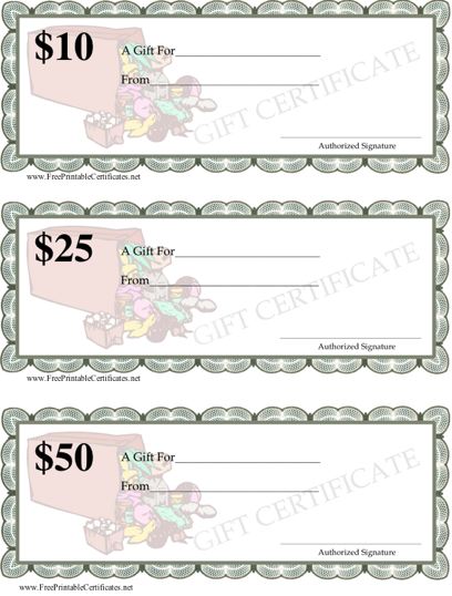 Gift Certificate - Grocery Bag