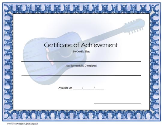 Achievement - Guitar