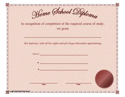 Home School Diploma