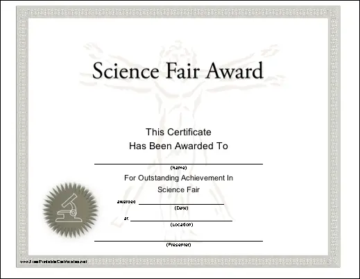 Science Fair Award