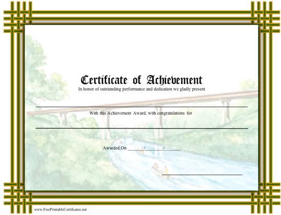 Achievement - Scouts Bridging