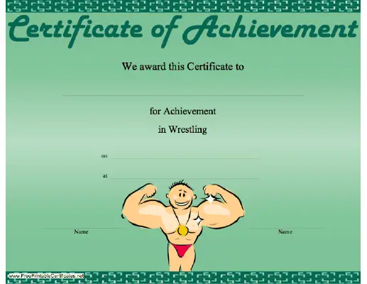 Wrestling Achievement