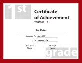 1st Grade Achievement