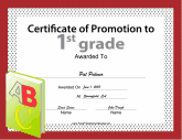 1st Grade Promotion