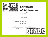 3rd Grade Achievement