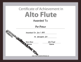 Alto Flute Instrumental Music