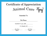 Animal Care Appreciation Dog