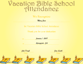 Vacation Bible School Attendance