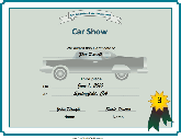 Car Show 3rd Place