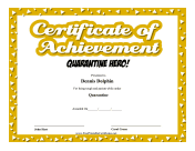 Achievement Quarantine Hero