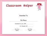 Classroom Helper Girl