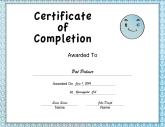 Blue Smiley Completion