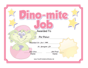 Dinomite Job Pink