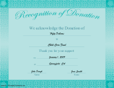 Recognition of Donation