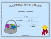 Easter Egg Hunt Participant