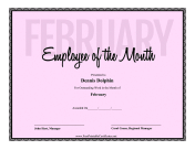 Employee Of The Month February