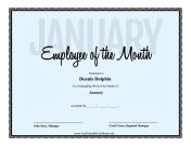 Employee Of The Month January