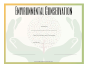 Environmental Conservation Award