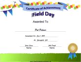 Field Day Achievement