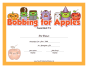 Halloween Bobbing for Apples