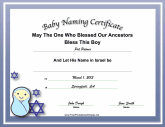 Jewish Baby Boy Naming