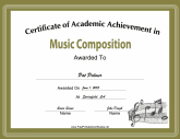 Music Composition Academic
