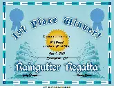 Raingutter Regatta 1st Place