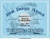 Raingutter Regatta Design Award