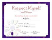 Respect Self Others Badge