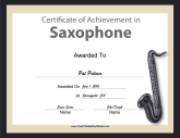 Saxophone Instrumental Music