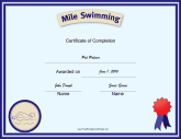 Scout Mile Swim