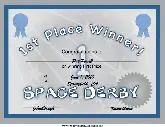 Space Derby 1st Place