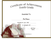 Tenth Grade Achievement