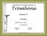 Trombone Instrumental Music
