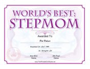 Worlds Best Stepmom Award
