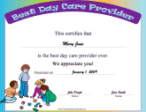 Best Day Care Provider