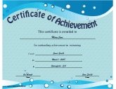 Achievement - Swimming