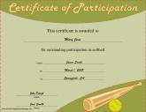 Softball Participation