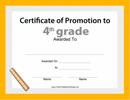 4th Grade Promotion