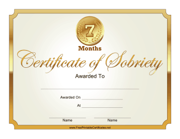 7 Months Sober