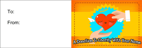 A Donation To Charity With Your Name