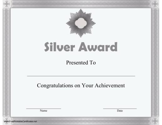 Silver Award