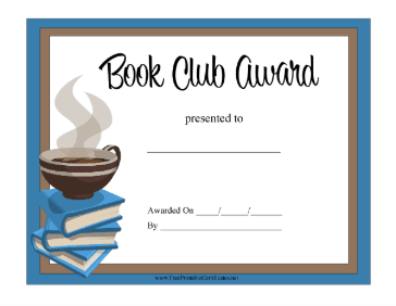 Book Club Award