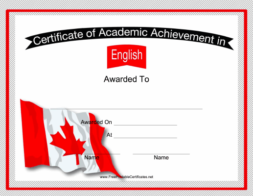 Canada English Language