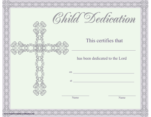 Child Dedication