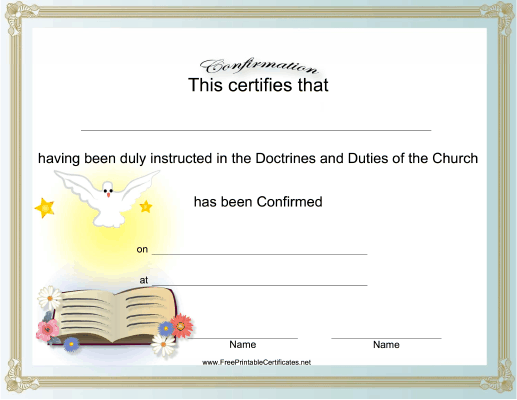 Confirmation
