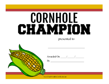 Cornhole Champion